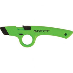 Westcott - Utility Knives, Snap Blades & Box Cutters Type: Safety Cutter Blade Type: Retractable - Apex Tool & Supply