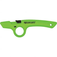 Westcott - Utility Knives, Snap Blades & Box Cutters Type: Safety Utility Knife Blade Type: Retractable - Apex Tool & Supply