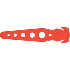 Westcott - Utility Knives, Snap Blades & Box Cutters Type: Safety Cutter Blade Type: Recessed/Hook Blade - Apex Tool & Supply