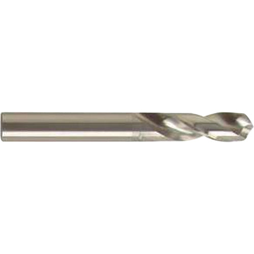 #22 Dia. x #22 Shank × 22 mm Flute Length × 55 mm OAL, 3xD, 118°, Uncoated, 2 Flute, External Coolant, Round Solid Carbide Drill - Apex Tool & Supply