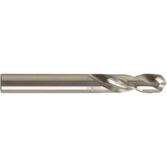 #22 Dia. x #22 Shank × 22 mm Flute Length × 55 mm OAL, 3xD, 118°, Uncoated, 2 Flute, External Coolant, Round Solid Carbide Drill - Apex Tool & Supply
