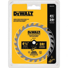 DeWALT - Wet & Dry-Cut Saw Blades Blade Diameter (Inch): 4-1/2 Blade Material: Carbide-Tipped - Apex Tool & Supply