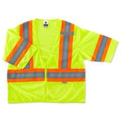 8330Z S/M Lime 2-Tone Vest Type R Class 3 - Apex Tool & Supply