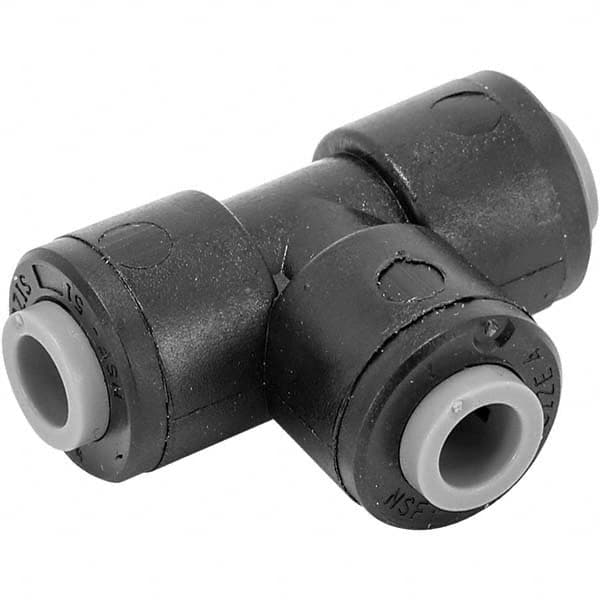 Parker - Plastic Push-To-Connect Tube Fittings Type: Union Tee Tube Outside Diameter (Inch): 3/8 x 3/8 - Apex Tool & Supply