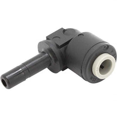 Parker - Plastic Push-To-Connect Tube Fittings Type: Tube Elbow Barb Connector Tube Outside Diameter (Inch): 3/8 x 3/8 - Apex Tool & Supply