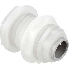 Parker - Plastic Push-To-Connect Tube Fittings Type: Bulkhead Union Tube Outside Diameter (Inch): 1/2 x 1/2 - Apex Tool & Supply