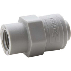 Parker - Plastic Push-To-Connect Tube Fittings Type: Female Connector Tube Outside Diameter (Inch): 5/16 x 1/4 - Apex Tool & Supply