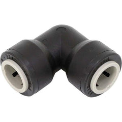 Parker - Plastic Push-To-Connect Tube Fittings Type: Bulkhead Union Tube Outside Diameter (Inch): 3/8 x 3/8 - Apex Tool & Supply