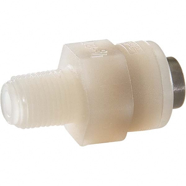 Parker - Plastic Push-To-Connect Tube Fittings Type: Male Connector Tube Outside Diameter (Inch): 5/16 x 1/8 - Apex Tool & Supply