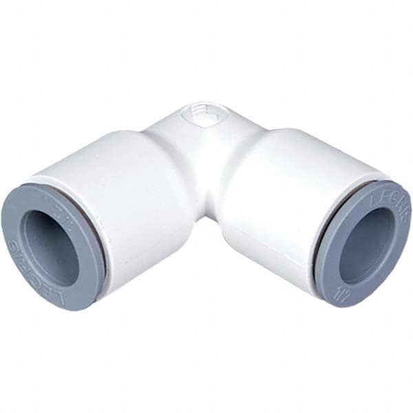 Parker - Plastic Push-To-Connect Tube Fittings Type: Union Elbow Tube Outside Diameter (Inch): 1/4 x 3/8 - Apex Tool & Supply