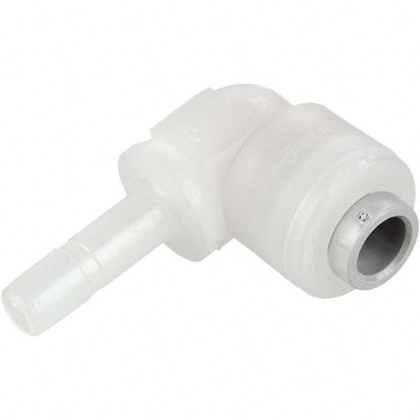 Parker - Plastic Push-To-Connect Tube Fittings Type: Tube Elbow Barb Connector Tube Outside Diameter (Inch): 1/2 x 1/2 - Apex Tool & Supply