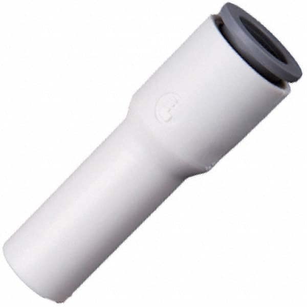Parker - Plastic Push-To-Connect Tube Fittings Type: Plug-In Reducer Tube Outside Diameter (Inch): 3/8 x 1/2 - Apex Tool & Supply