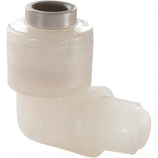 Parker - Plastic Push-To-Connect Tube Fittings Type: Male Elbow Tube Outside Diameter (Inch): 5/16 x 5/16 - Apex Tool & Supply