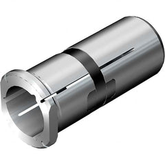 Sandvik Coromant - 9.53mm ID x 20mm OD, 25mm Head Diam, Slotted Hydraulic Chuck Sleeve - Apex Tool & Supply