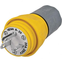 Hubbell Wiring Device-Kellems - Straight Blade Plugs & Connectors Connector Type: Plug Grade: Industrial - Apex Tool & Supply