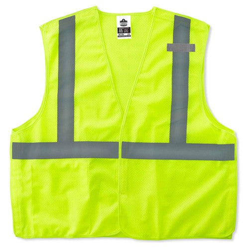 8215BA 2/3 XL Lime Breakaway Mesh Vest Type R Class 2 Economy - Apex Tool & Supply