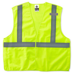 8215BA S/M Lime Breakaway Mesh Vest Type R Class 2 Economy - Apex Tool & Supply