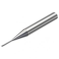 R216.32-01030-AI10G 1620 1mm 2 FL Solid Carbide End Mill - Corner Radius w/Cylindrical Shank - Apex Tool & Supply