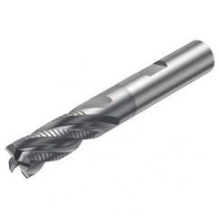 R216.34-10030-BC22B 1620 10mm 4 FL Solid Carbide End Mill - Corner Radius w/Weldon Shank - Apex Tool & Supply
