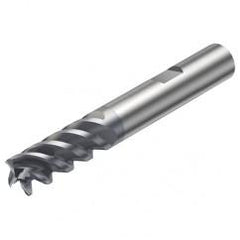 R216.34-10050-BC22P 1630 10mm 4 FL Solid Carbide End Mill - Corner Radius w/Weldon Shank - Apex Tool & Supply