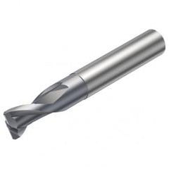 R216.22-12030DAI12G 1610 12mm 2 FL Solid Carbide End Mill - Corner Radius w/Cylindrical Shank - Apex Tool & Supply