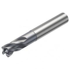 R216.24-16030EAI16G 1610 16mm 4 FL Solid Carbide End Mill - Corner Radius w/Cylindrical Shank - Apex Tool & Supply