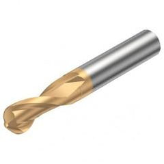 R216.42-03030-AS04G 1700 3mm 2 FL Solid Carbide ball nose endmill w/Cylindrical Shank - Apex Tool & Supply