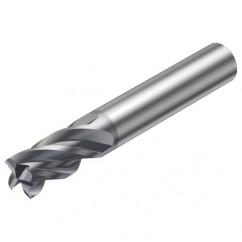 R216.T4-08030BAS12N 1620 8mm 4 FL Solid Carbide Turn-Milling End Mill w/Cylindrical Shank - Apex Tool & Supply