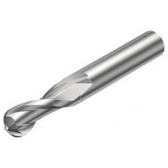 2B330-0500-NC H10F 5mm FL Ballnose w/Cylindrical with Neck Shank - Apex Tool & Supply
