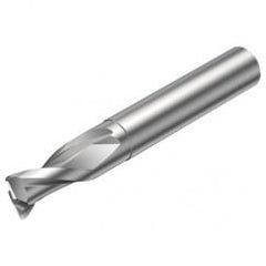 2S220-0400-030-NC H10F 4mm FL Straight Corner Radius Center Cut w/Cylindrical with Neck Shank - Apex Tool & Supply