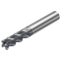 2S340-1200-300-MA 1640 12mm 4 FL Straight Corner Radius Center Cut w/Cylindrical Shank - Apex Tool & Supply