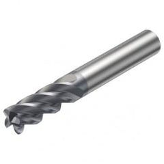 2S340-1200-150-MA 1640 12mm 4 FL Straight Corner Radius Center Cut w/Cylindrical Shank - Apex Tool & Supply