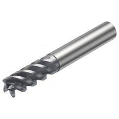 R216.24-12050CCC26P 1620 12mm 4 FL Solid Carbide End Mill - Corner Radius w/Cylindrical - Neck Shank - Apex Tool & Supply