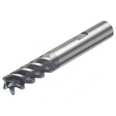 R216.24-14050GBC26P 1630 14mm 4 FL Solid Carbide End Mill - Corner Radius w/Weldon Shank - Apex Tool & Supply