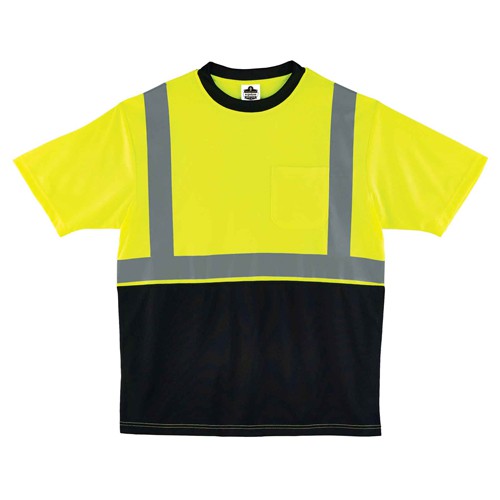 8289BK 3 XL Lim/Black Front T-Shirt Type R Class 2 - Apex Tool & Supply