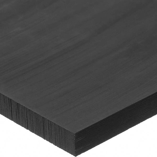 USA Sealing - 4' x 6" x 1/2" Black Acetal Rectangular Bar - Apex Tool & Supply