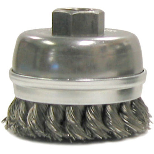 2-3/4″ Diameter - Banded Knot Steel Wire Cup Wheel - Apex Tool & Supply