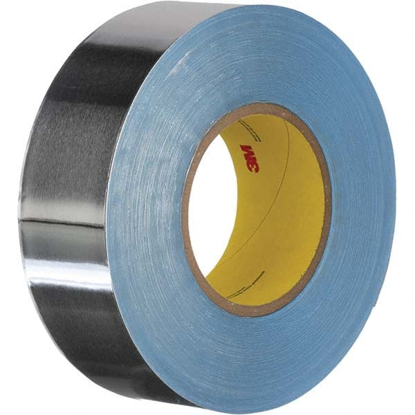 3M - 60 Yd x 5" x 5.5 mil Silver Aluminum Foil Tape - Apex Tool & Supply