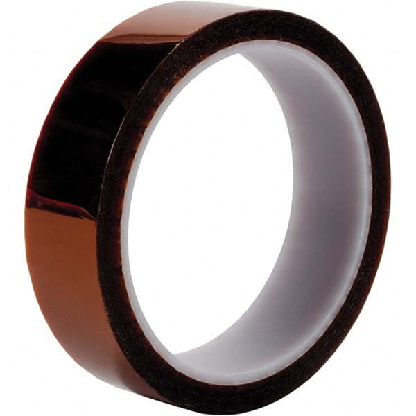 3M - 36 Yd x 1/2" Amber Polyimide Film Tape - Apex Tool & Supply