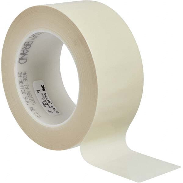 3M - 72 Yd x 1/2" White Nylon Film Tape - Apex Tool & Supply