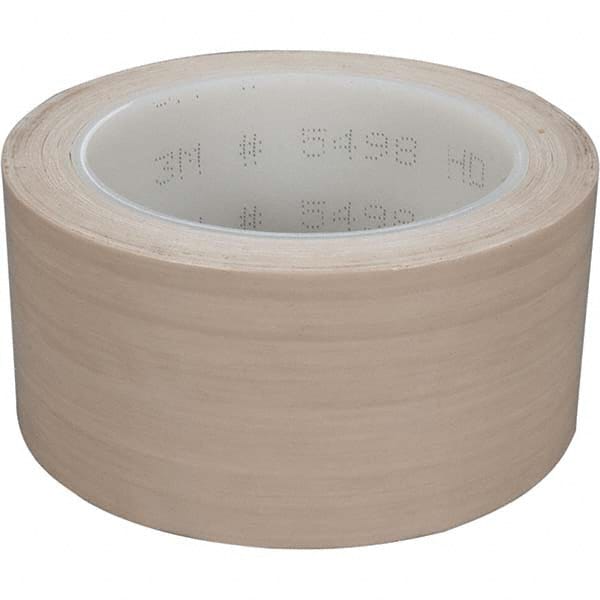 3M - 36 Yd x 6" Beige PTFE Film Tape - Apex Tool & Supply