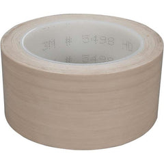 3M - 36 Yd x 6" Beige PTFE Film Tape - Apex Tool & Supply