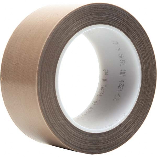 3M - 36 Yd x 3" Brown PTFE Film Tape - Apex Tool & Supply