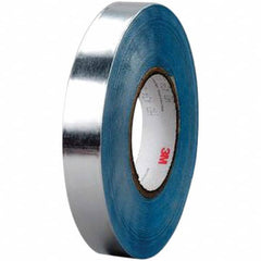 3M - 60 Yd x 4" x 5.5 mil Silver Aluminum Foil Tape - Apex Tool & Supply