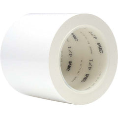 3M - 36 Yd x 48" White Vinyl Film Tape - Apex Tool & Supply