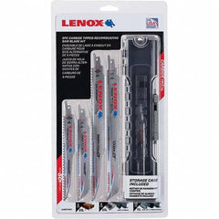 Lenox - Reciprocating Saw Blade Sets Blade Material: Carbide Tipped Minimum Blade Length (Inch): 6 - Apex Tool & Supply