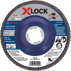 Bosch - Flap Discs Abrasive Type: Coated Flap Disc Type: Type 27 - Apex Tool & Supply