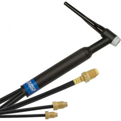 PRO-SOURCE - 350 Amp 12-1/2' Rubber Outfit 18F Water Cooled TIG Welding Torch Kit - Apex Tool & Supply