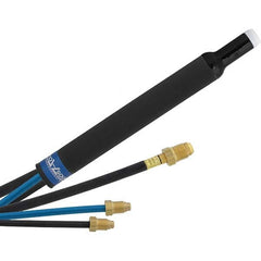PRO-SOURCE - 500 Amp 12-1/2' Rubber Outfit 18P Water Cooled TIG Welding Torch Kit - Apex Tool & Supply