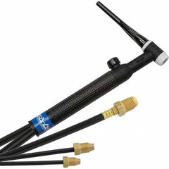 PRO-SOURCE - 350 Amp 12-1/2' Rubber Outfit 18V Water Cooled TIG Welding Torch Kit - Apex Tool & Supply